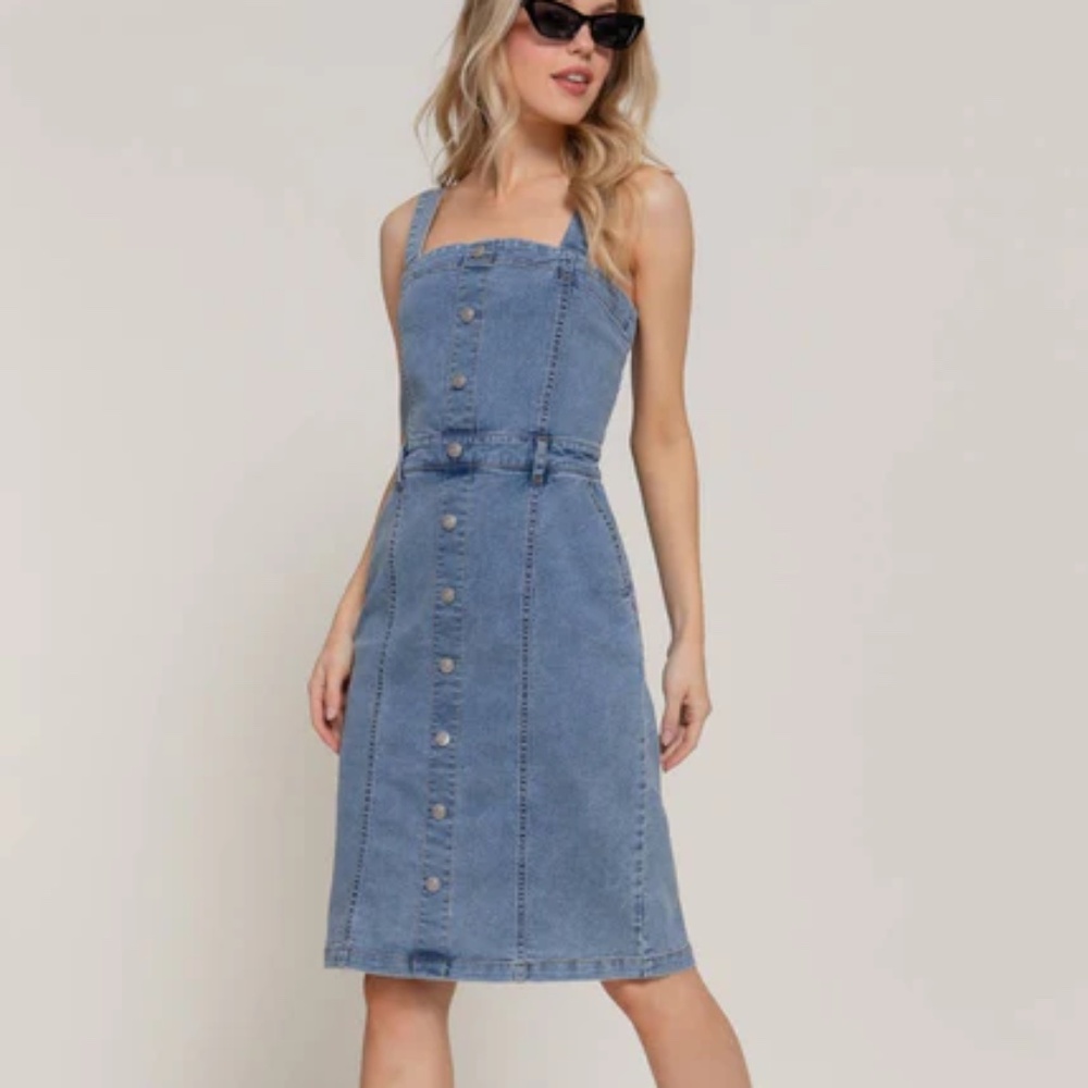 NWT Western Denim Jean Dress